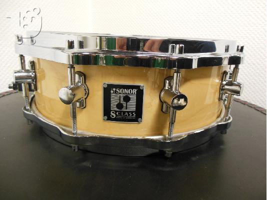 Sonor Sclass Snare Drum (olokainourgio-sxedon tou koutiou)